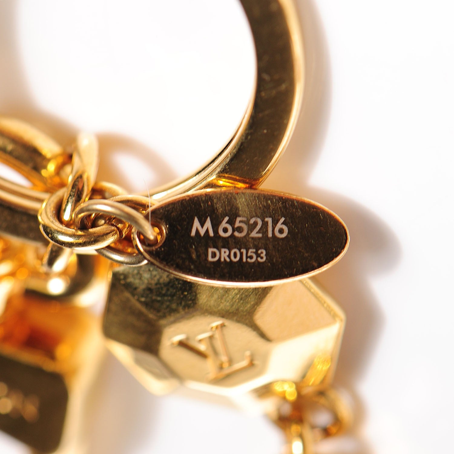 Louis Vuitton LV Facettes Key Holder Gold 4 of 6