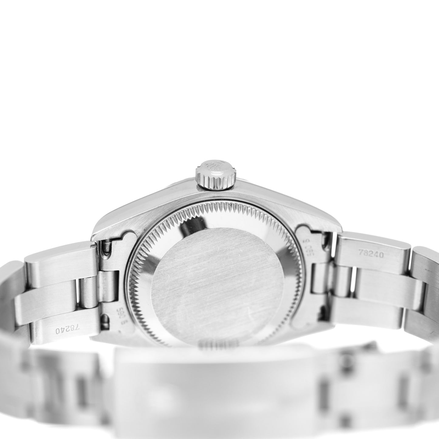 Stainless Steel 26mm Oyster Perpetual Date Watch White 79240