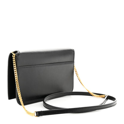 Saint Laurent Smooth Calfskin Monogram Phone Holder Crossbody Black 3 of 10
