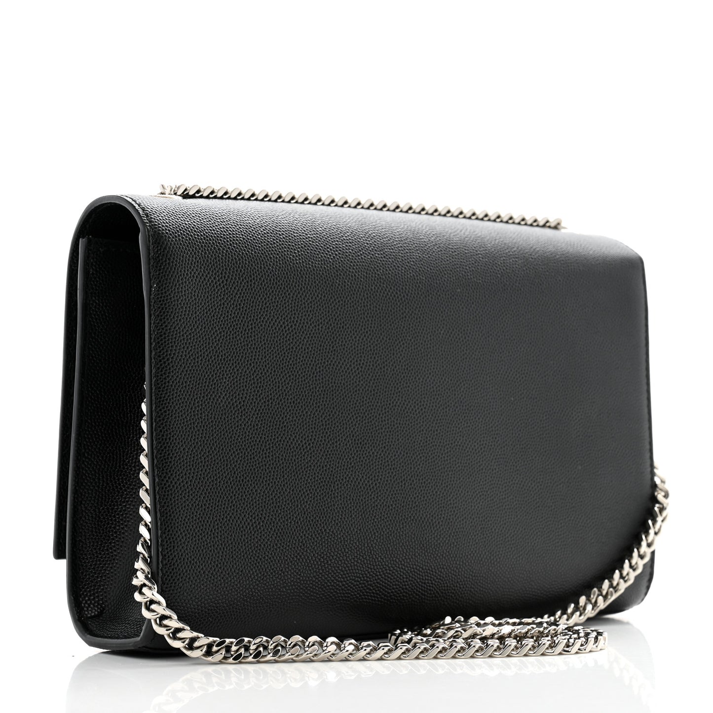 Grain De Poudre Medium Classic Monogram Kate Satchel Black