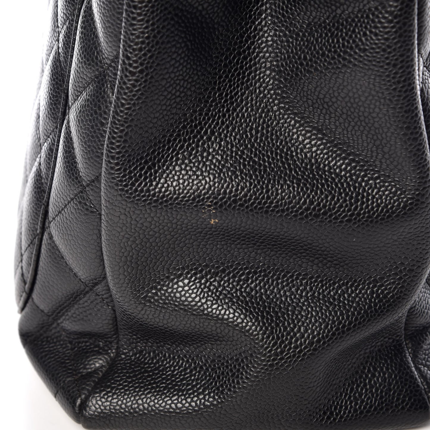 Caviar Quilted Grand Shopping Tote GST Black