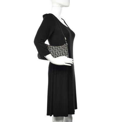 Christian Dior Monogram Shoulder Bag Pochette Black 2 of 13