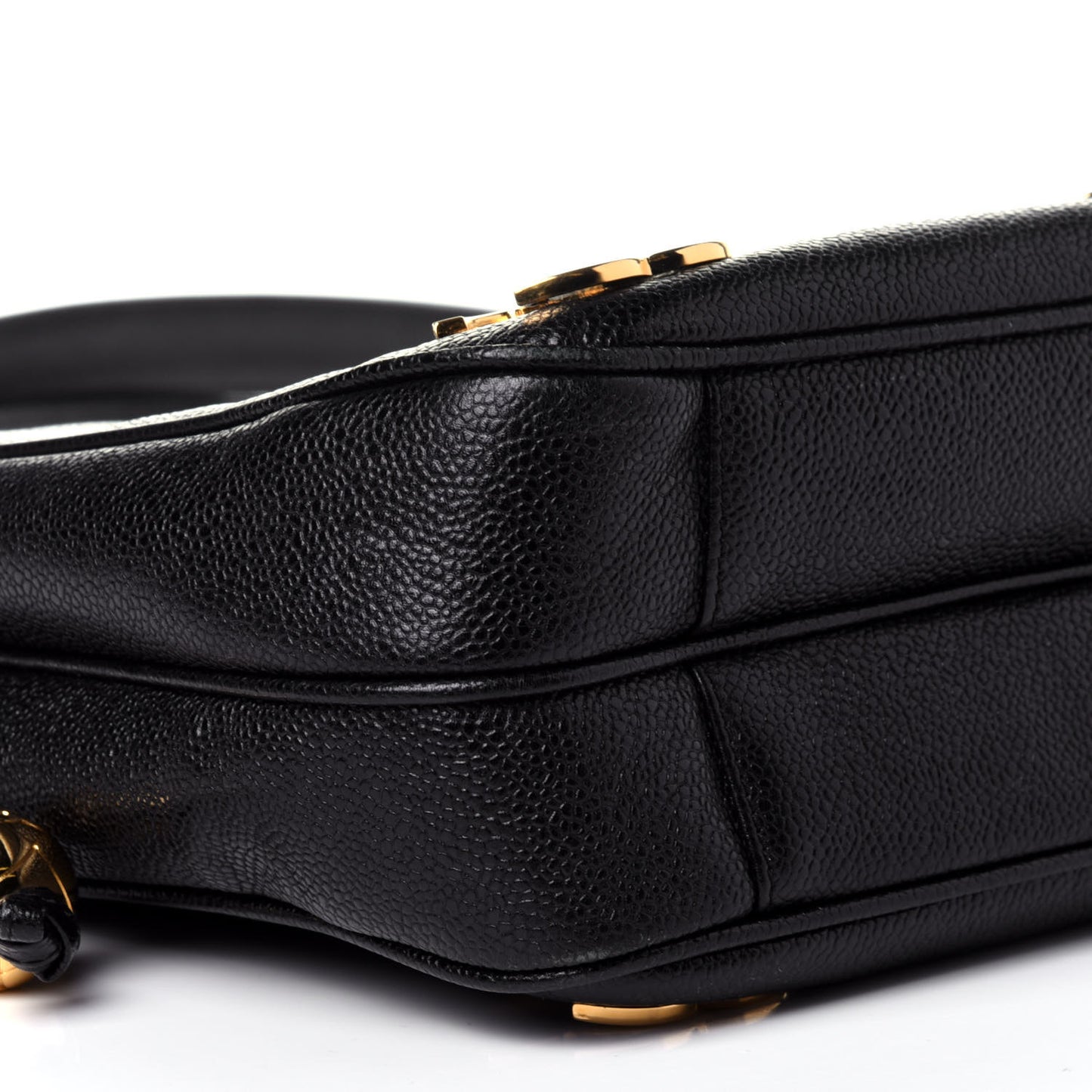 Caviar CC Shoulder Bag Black