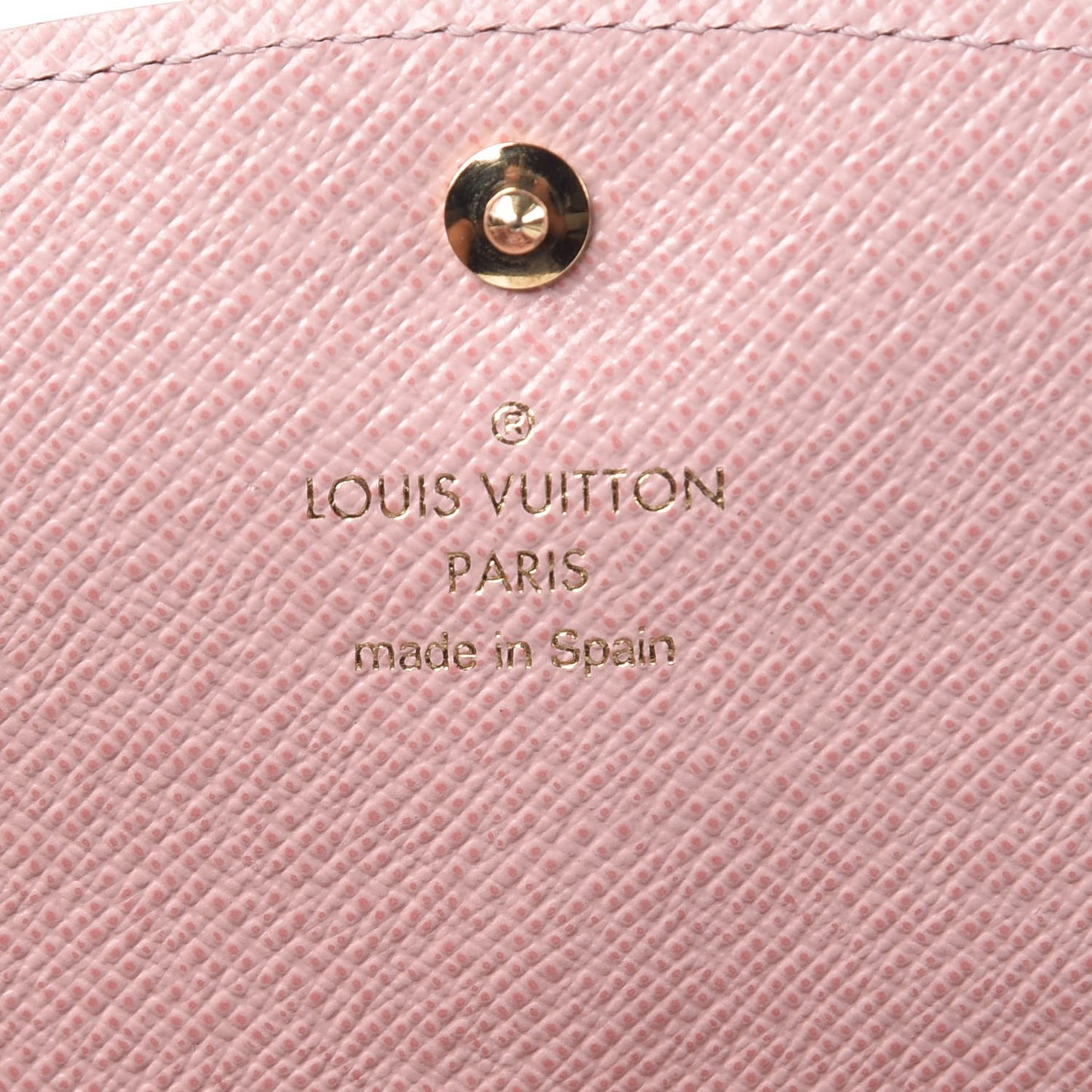 Damier Ebene Caissa Wallet Rose Ballerine