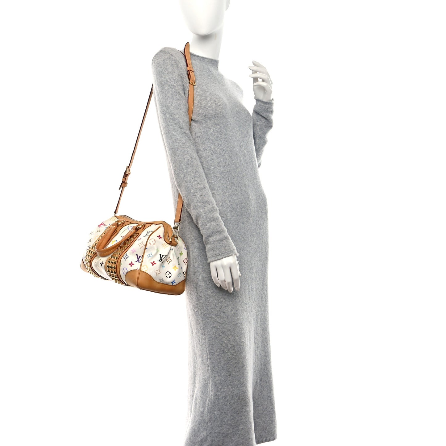 Monogram Multicolor Courtney MM White