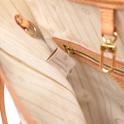 Louis Vuitton Damier Azur Neverfull MM 6 of 18