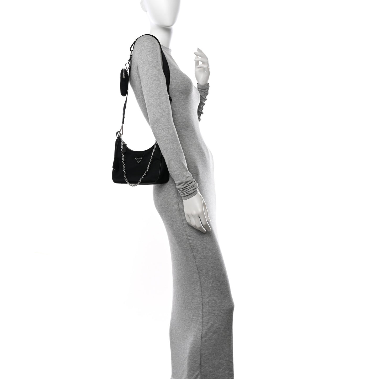 Nylon Re-Edition 2005 Shoulder Bag Black