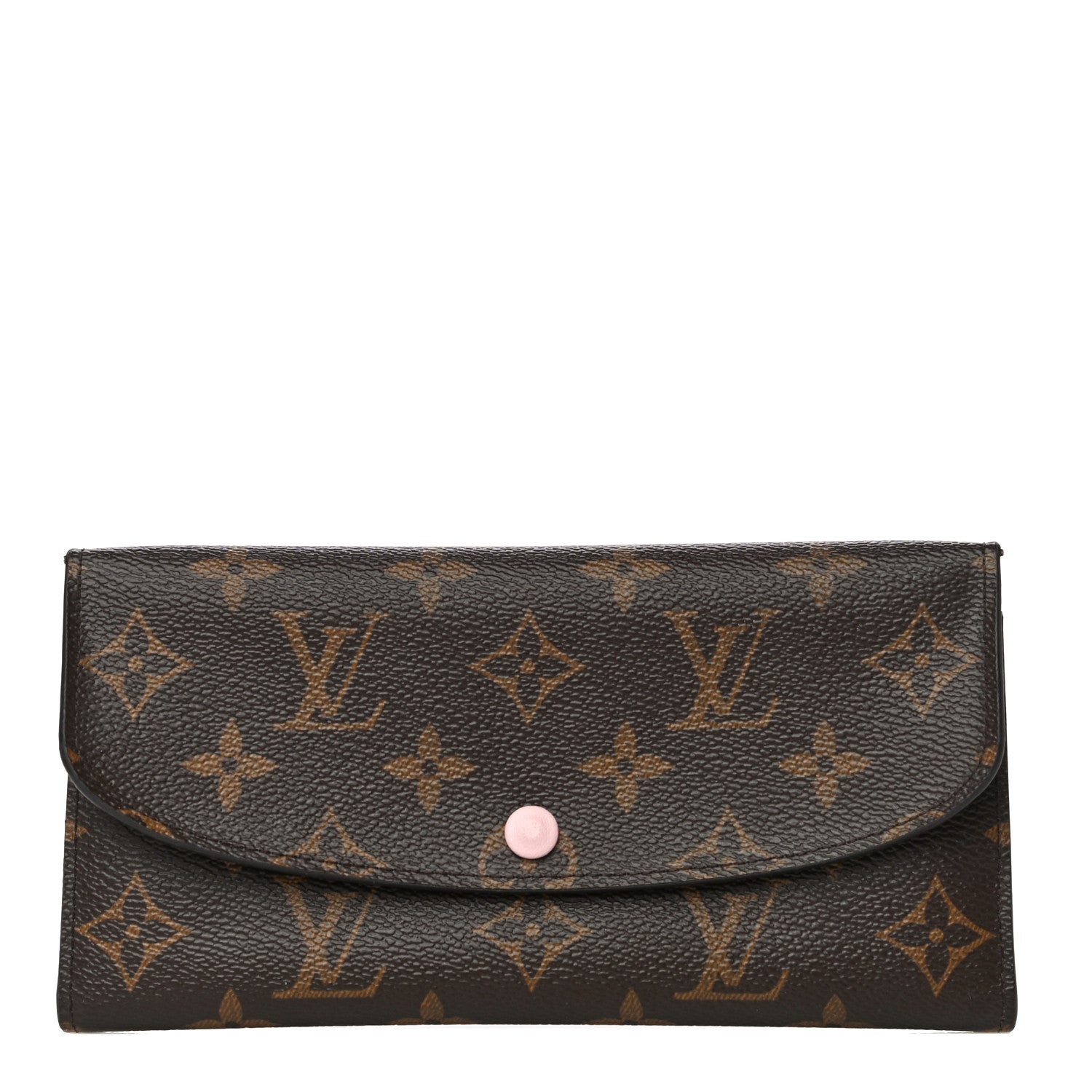 Louis Vuitton Monogram Emilie Wallet Rose Ballerine 1 of 10