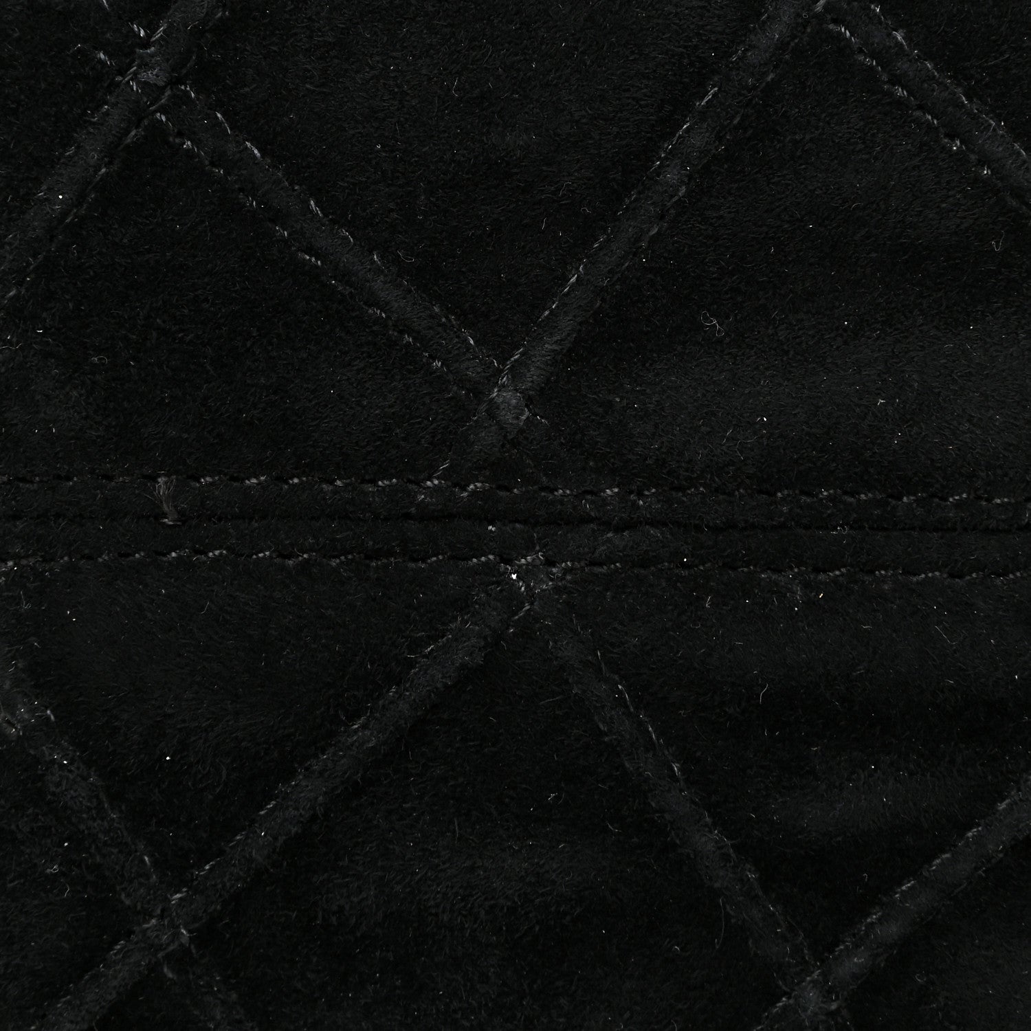 Chanel Suede Stitched Hobo Black 17 of 19