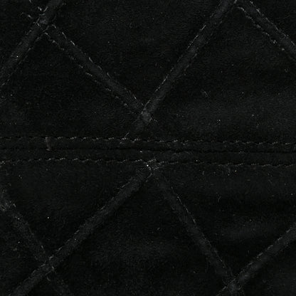 Chanel Suede Stitched Hobo Black 17 of 19