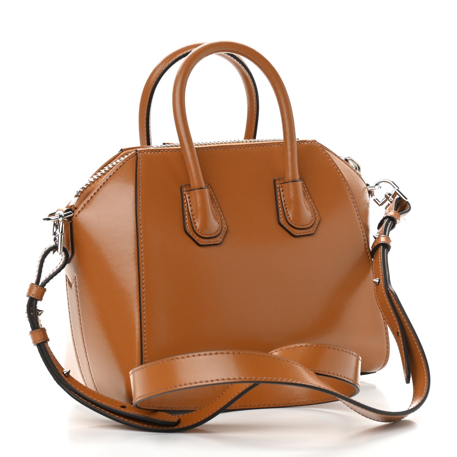 Givenchy Shiny Lord Calfskin Mini Antigona Camel 3 of 11