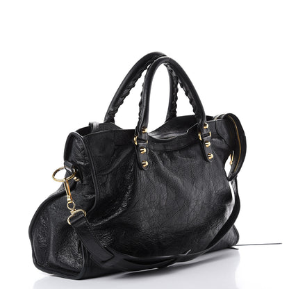 Balenciaga Agneau Classic Gold Hardware City Black 3 of 9