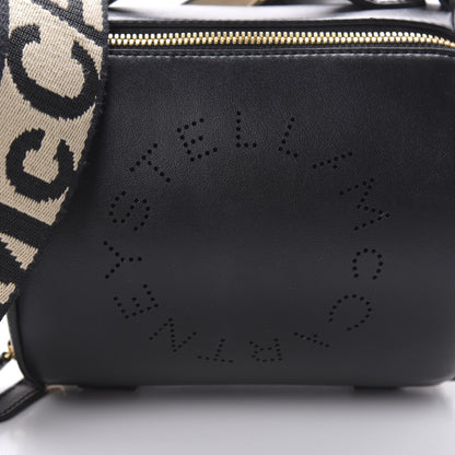 Stella McCartney Eco Alter Nappa Perforated Logo Shoulder Bag Black 9 of 9