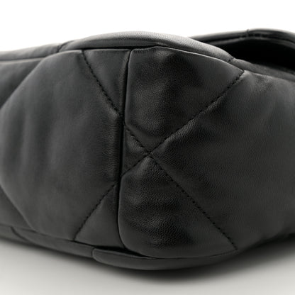 Chanel Lambskin Quilted Medium Chanel 19 Flap Black 10 of 11