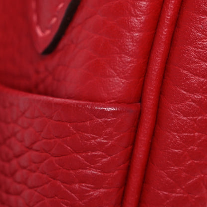 Hermes Taurillon Clemence Verso Lindy 26 Rouge Casaque Bougainvillea 17 of 19