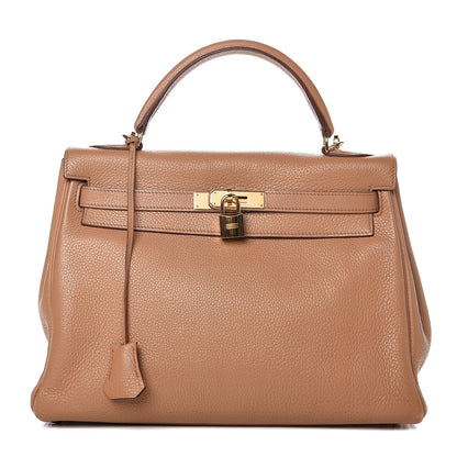 Hermes Taurillon Clemence Kelly Retourne 32 Tabac 1 of 12