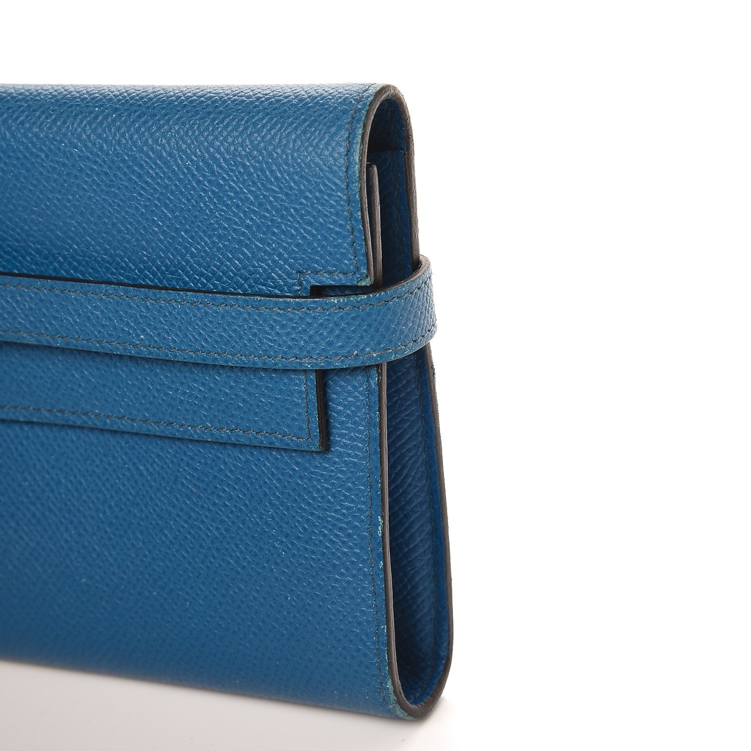 Hermes Epsom Kelly Longue Wallet Bleu Izmir 11 of 17