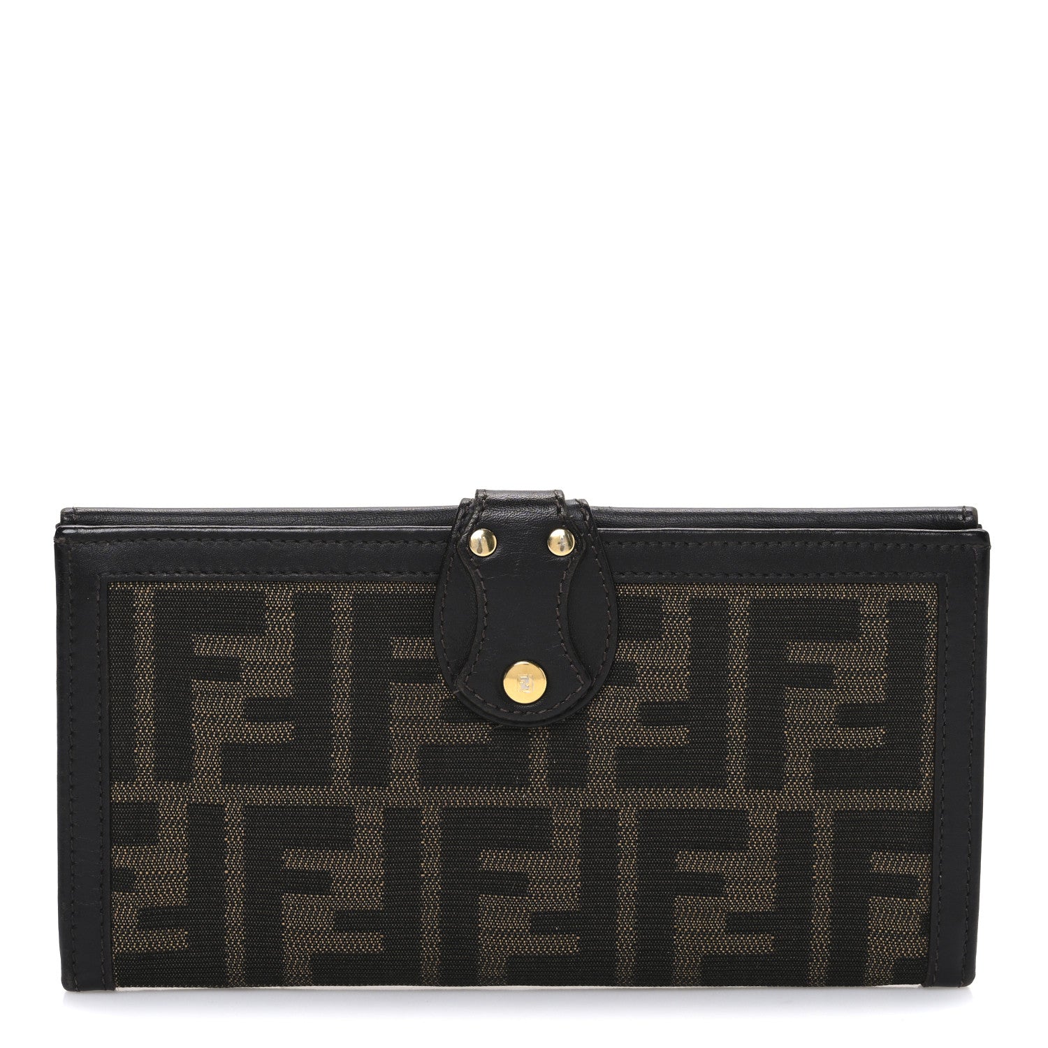 Fendi Zucca Continental Wallet Tobacco 1 of 8