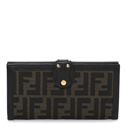 Fendi Zucca Continental Wallet Tobacco 1 of 8