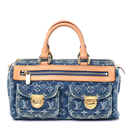 Louis Vuitton Monogram Denim Neo Speedy Blue 1 of 11