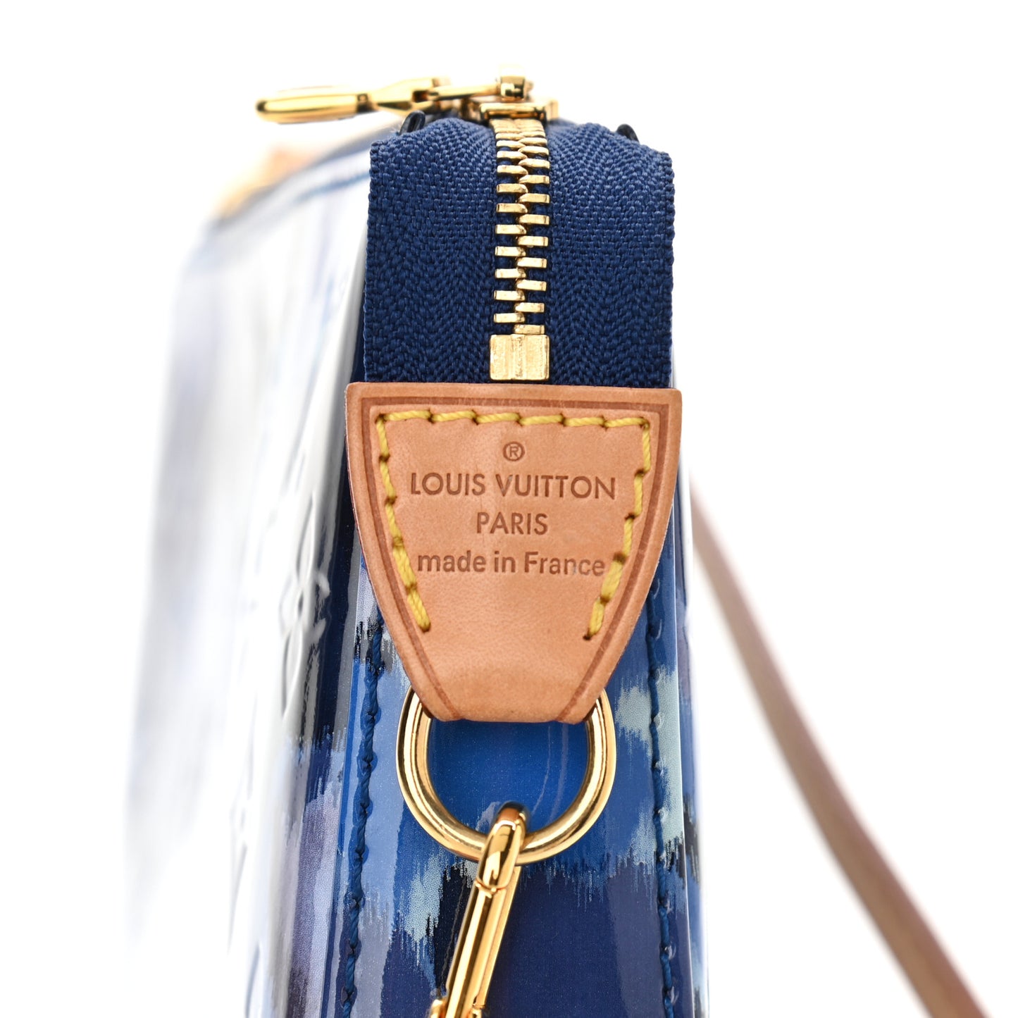 Vernis Ikat Pochette Accessories NM Grand Blue