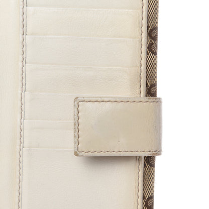 Gucci Monogram New Britt Continental Snap Wallet Off White 16 of 16