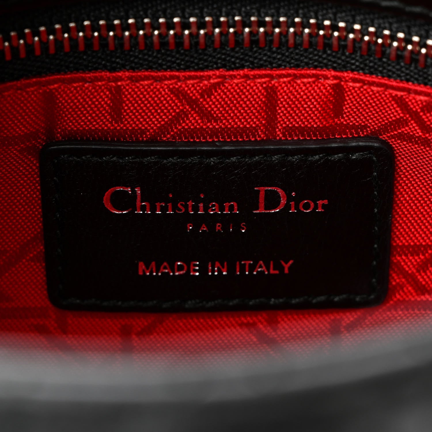 Christian Dior Lambskin Cannage Mini Lady Dior Black 6 of 10