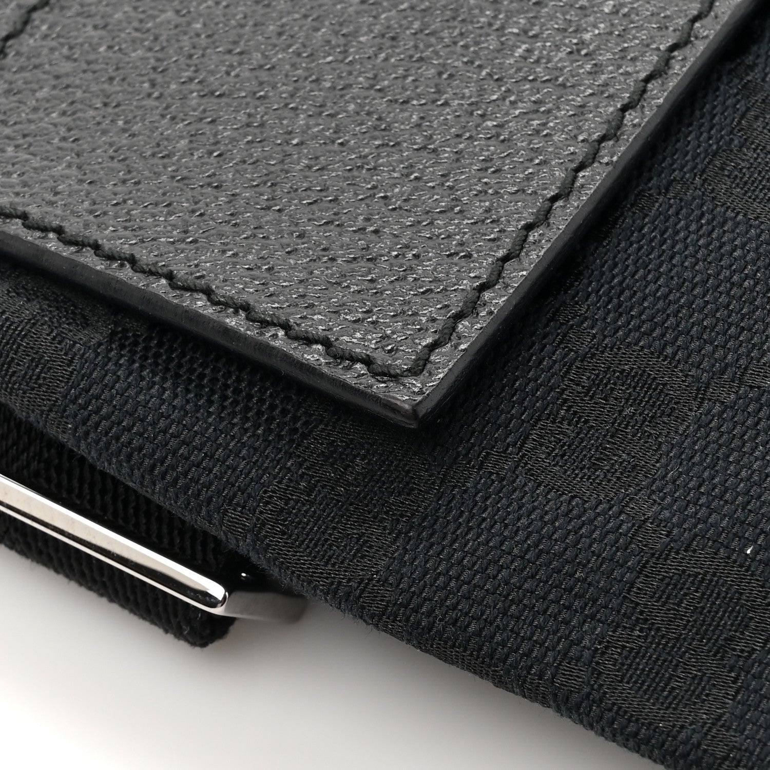 Gucci GG Monogram Double Pocket Belt Bag Black 12 of 12