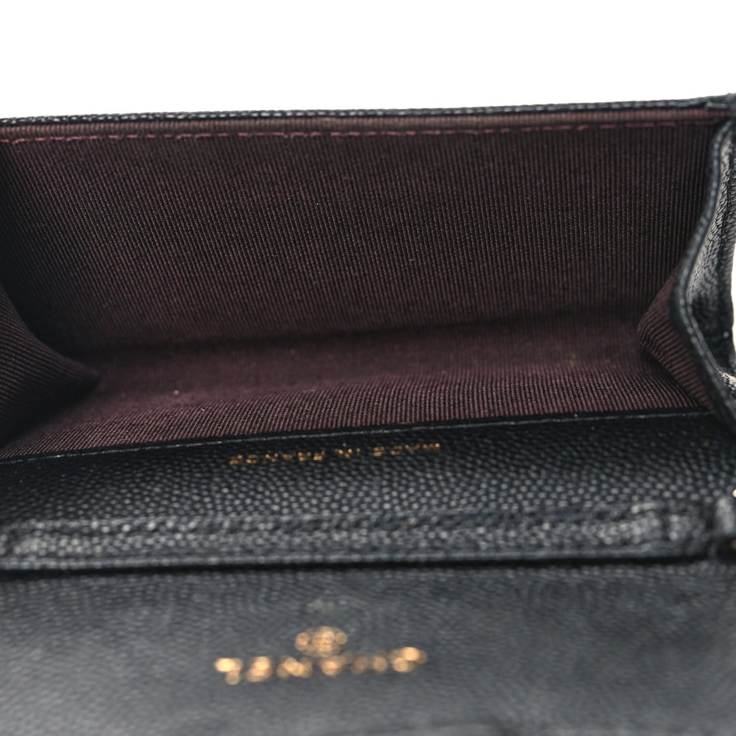 Chanel Caviar Quilted Flap Card Holder On Chain Black 5 of 9