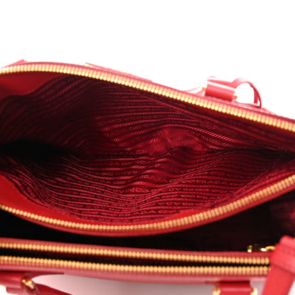 Prada Saffiano Medium Galleria Double Zip Tote Fuoco 5 of 14