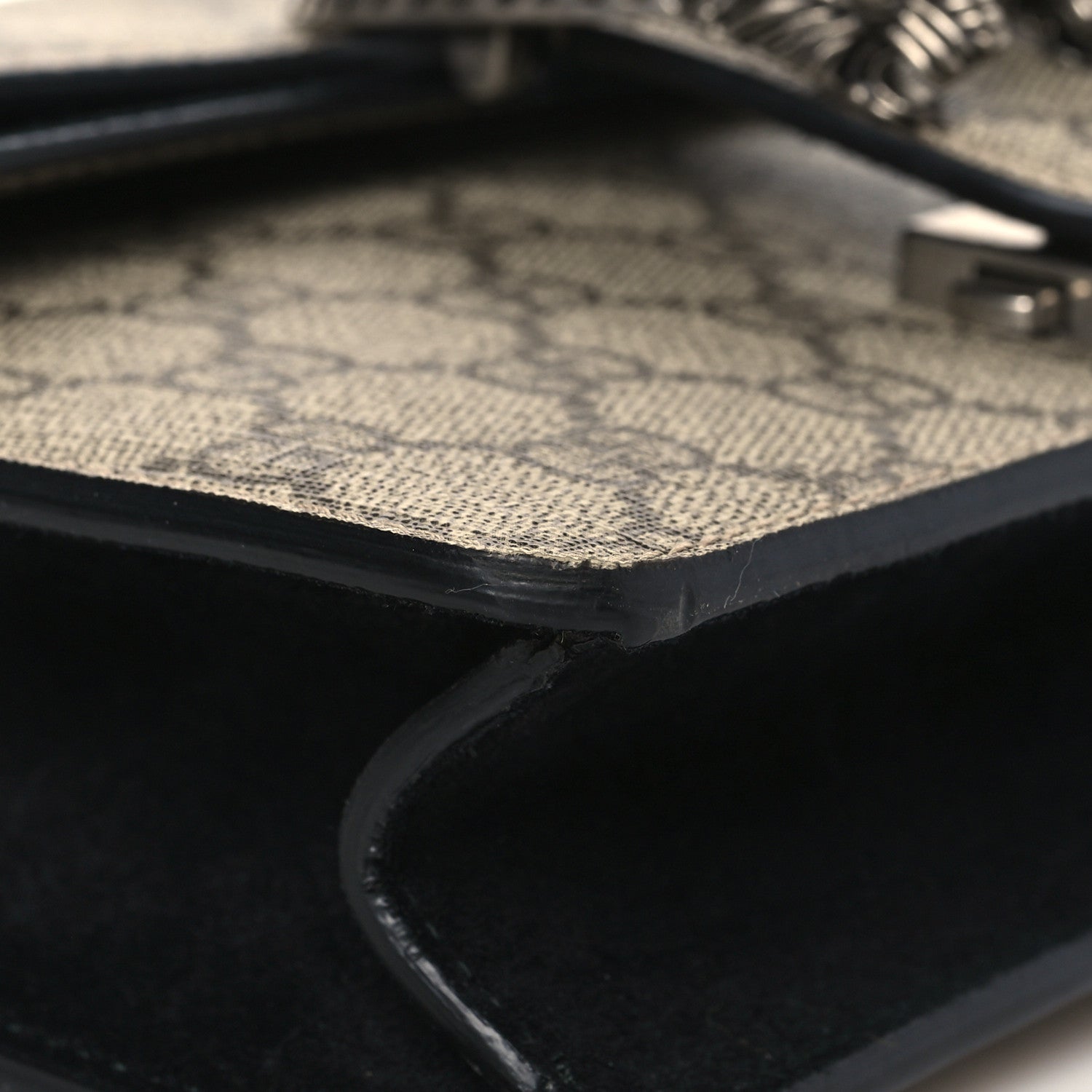 Gucci GG Supreme Monogram Mini Dionysus Shoulder Bag Black 8 of 9