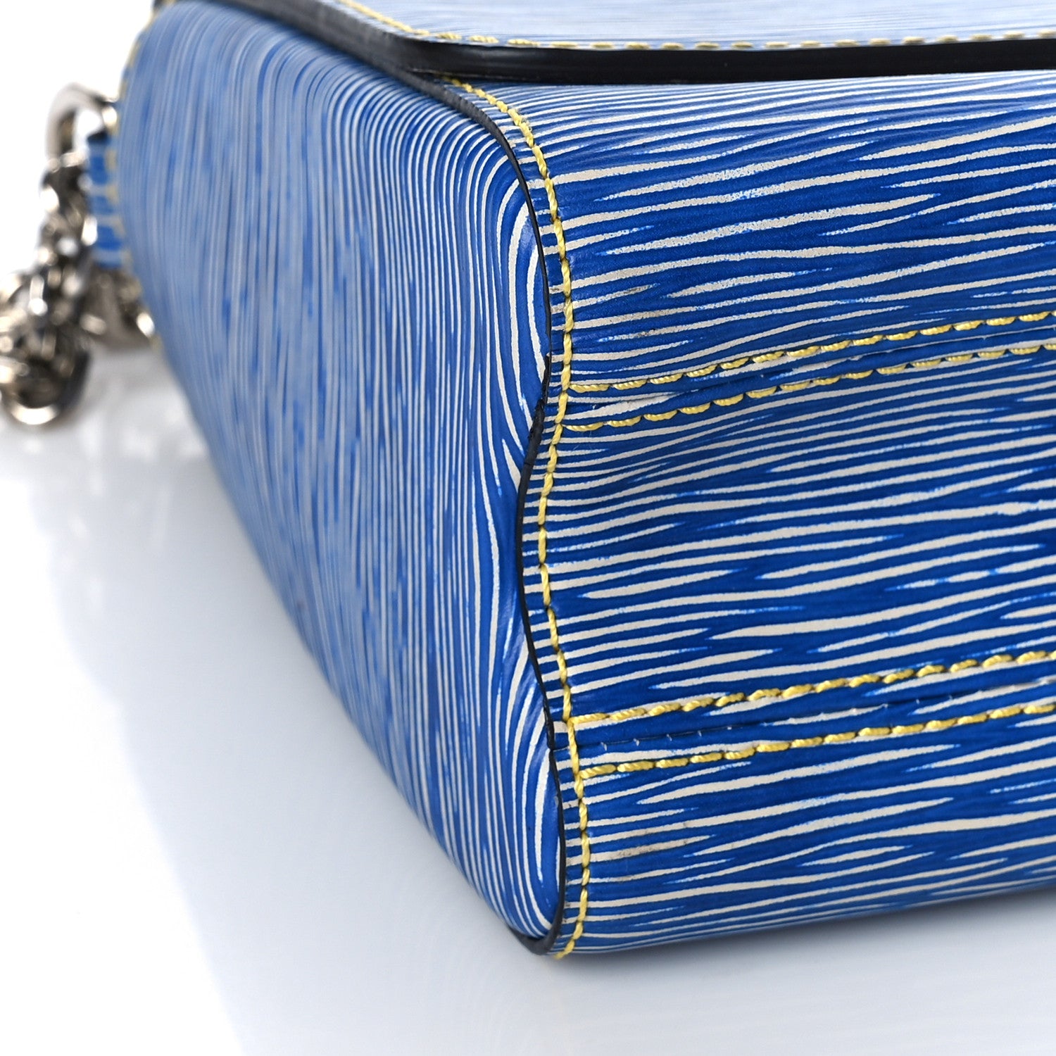 Louis Vuitton Epi Twist Shoulder Bag MM Denim Light 8 of 10