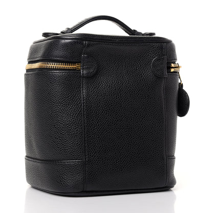 Chanel Caviar Vanity Cosmetic Case Black 3 of 6