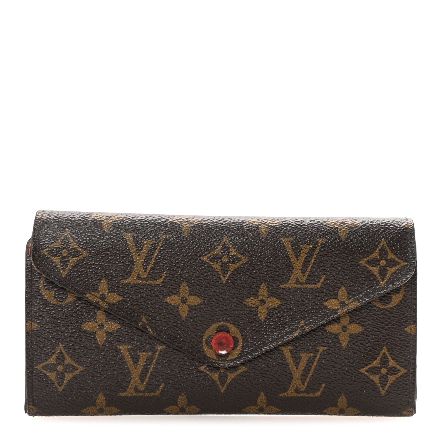 Louis Vuitton Monogram Josephine Wallet Red 1 of 7