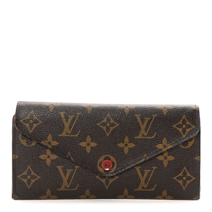 Louis Vuitton Monogram Josephine Wallet Red 1 of 7