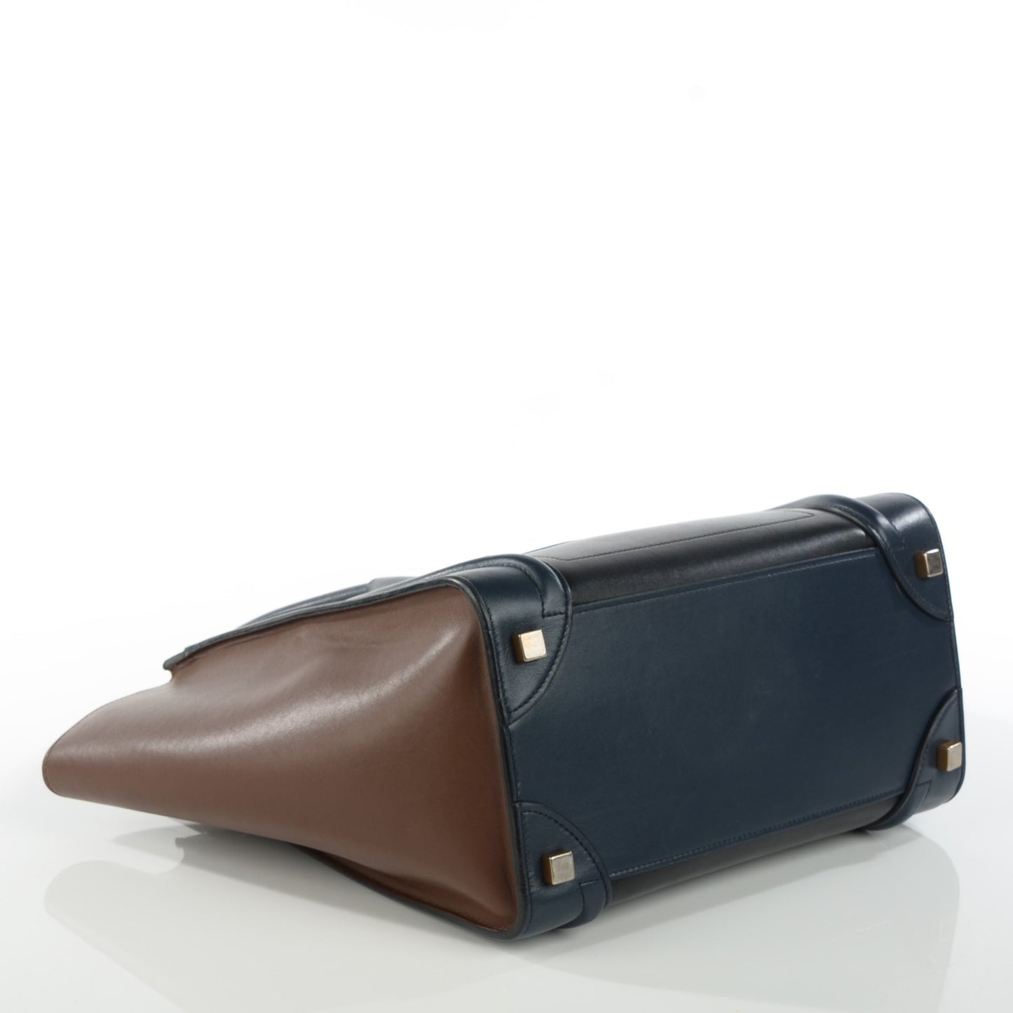 Smooth Calfskin Micro Tri-Color Luggage Black