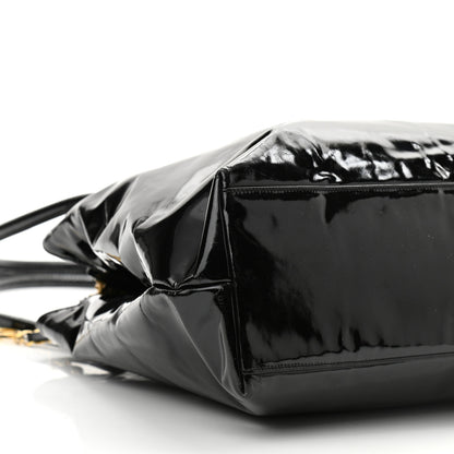 Chanel Patent CC Tote Black 9 of 12