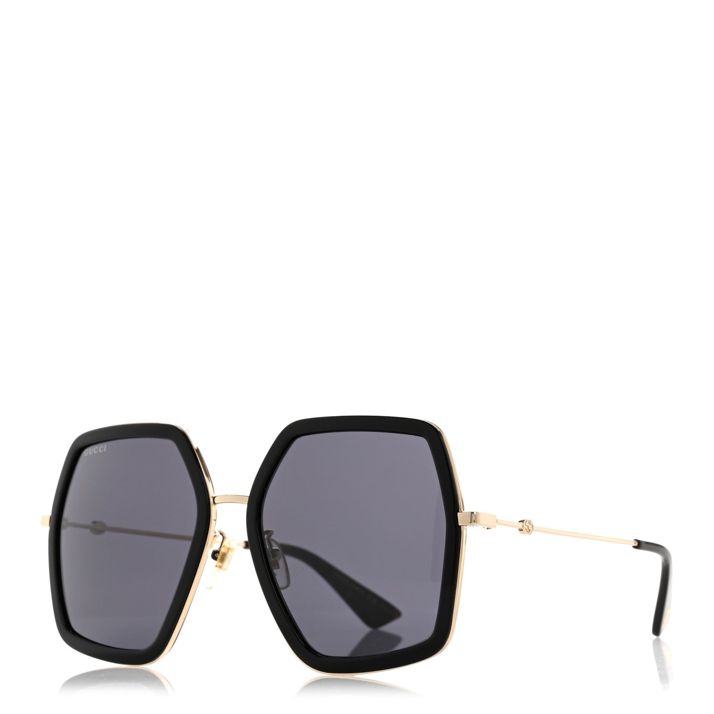 Acetate Oversize Square Frame GG0106S Sunglasses Black