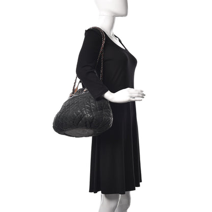 Chanel Iridescent Calfskin Small In the Mix Tote Dark Green 2 of 12