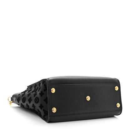 Louis Vuitton Calfskin Monogram Tufting On My Side Black 4 of 10