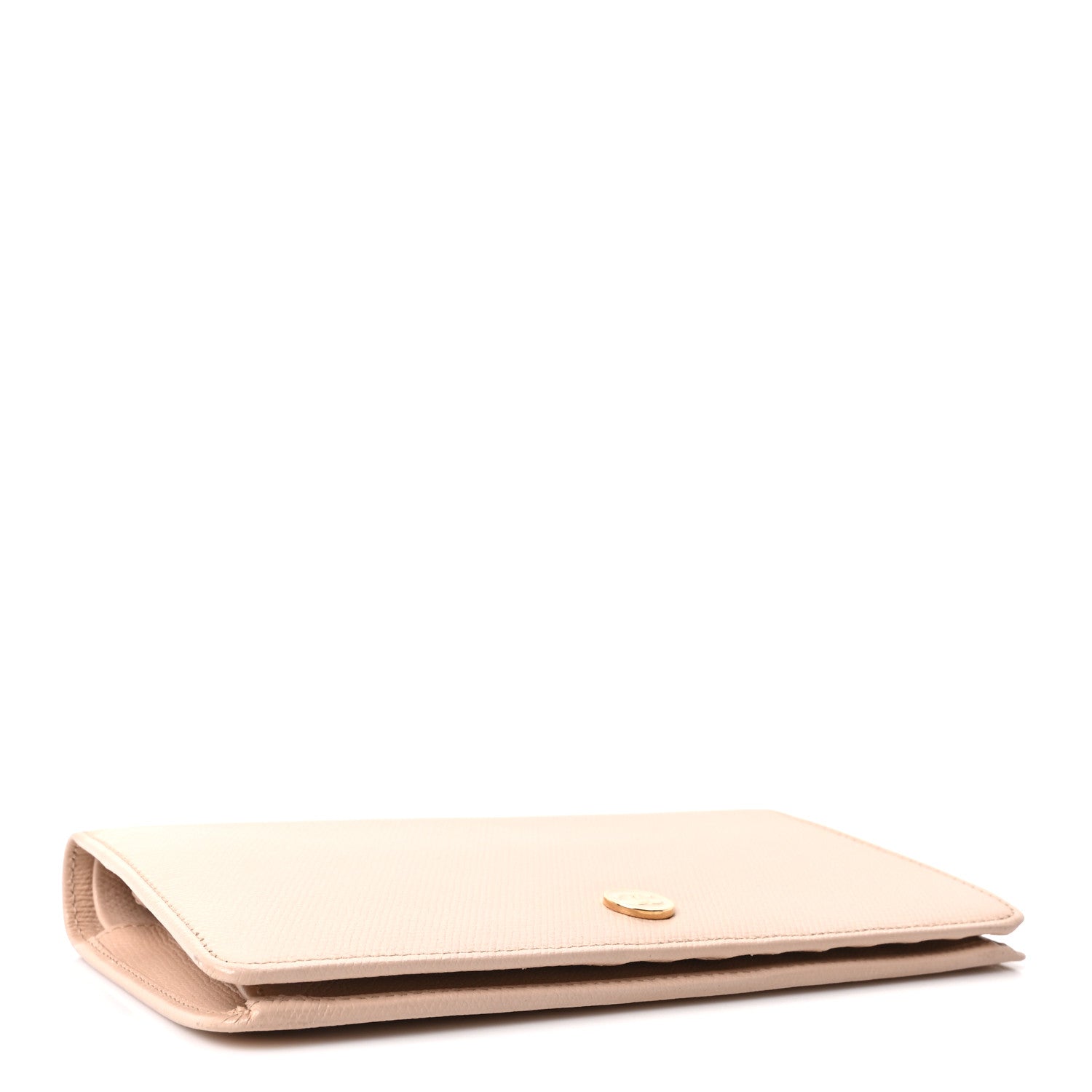 Chanel Grained Calfskin CC Button Yen Wallet Pink 4 of 10