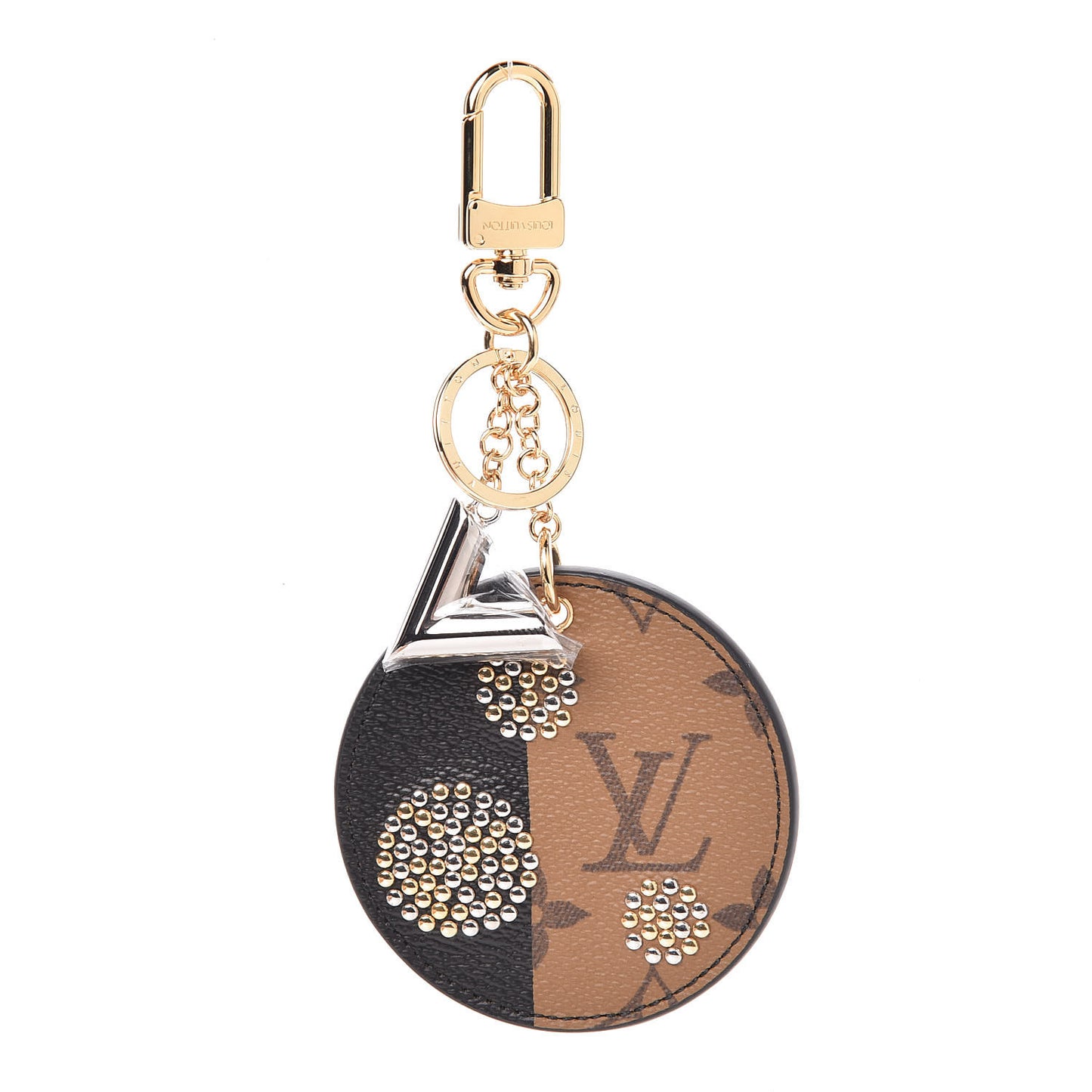 Reverse Monogram Night Lights Bag Charm Key Ring