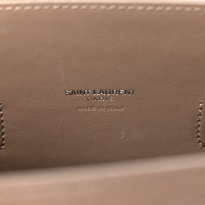 Saint Laurent Calfskin Crocodile Embossed Baby Sac De Jour Brown 5 of 10
