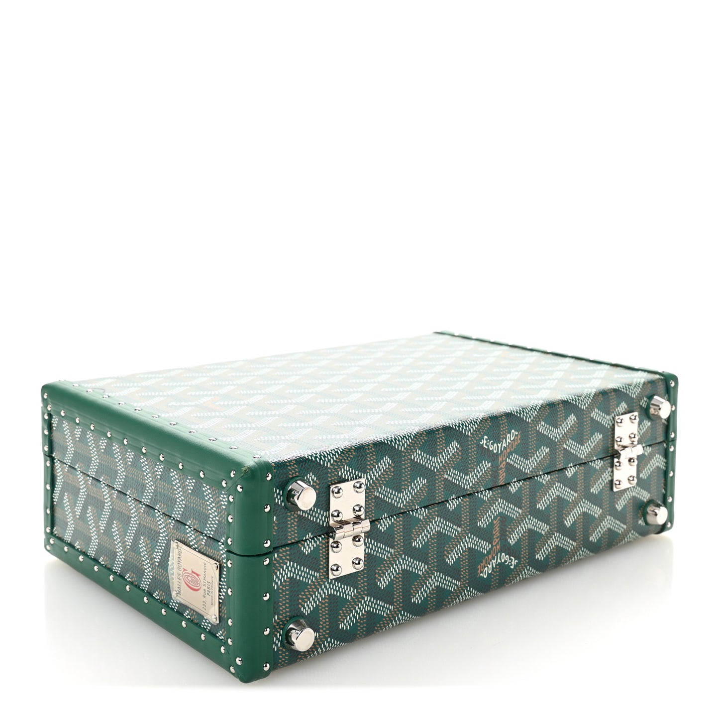 Goyardine Grand Hotel Trunk Bag Green