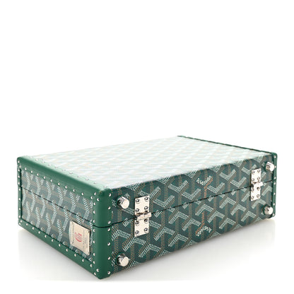 Goyard Goyardine Grand Hotel Trunk Bag Green 4 of 10