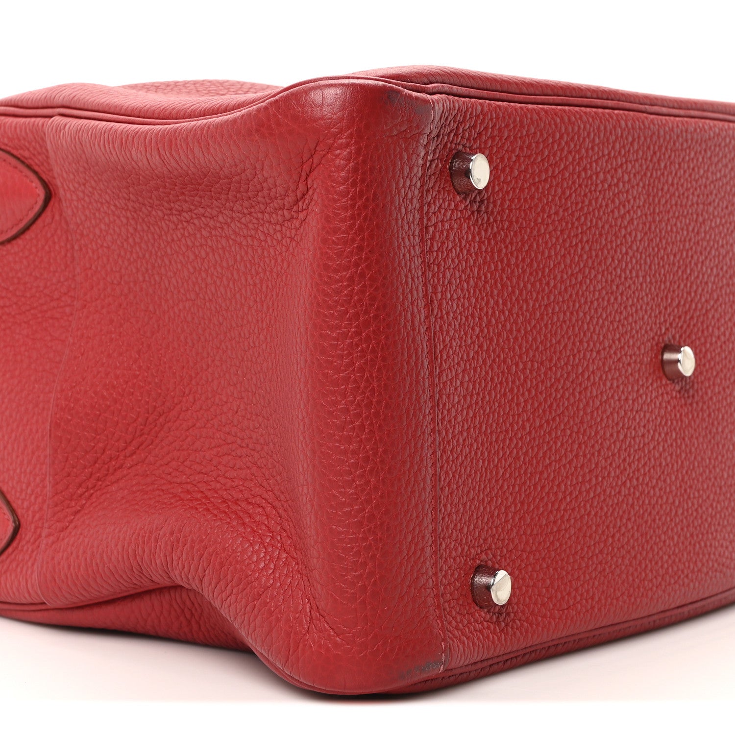 Hermes Taurillon Clemence Lindy 34 Rouge Garance 9 of 10