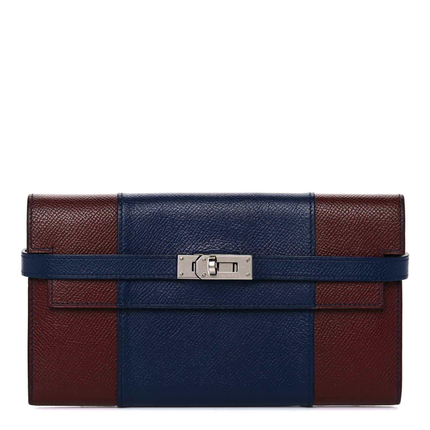 Hermes Epsom Flag Kelly Longue Wallet Bleu Saphir 1 of 18
