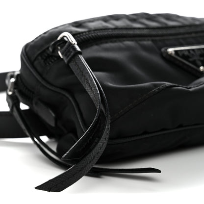 Prada Tessuto Nylon Saffiano Belt Bag Black 9 of 11