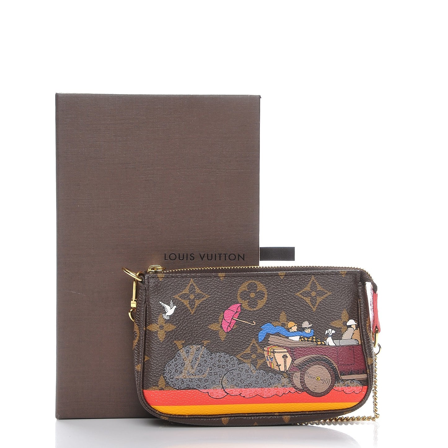 Monogram 2015 Christmas Animation Mini Pochette Accessories