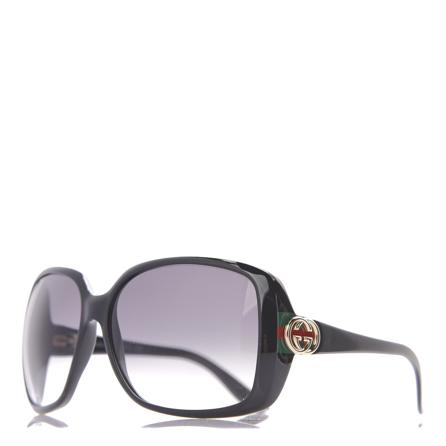 Gucci Web GG 3166/S Sunglasses Black 1 of 8